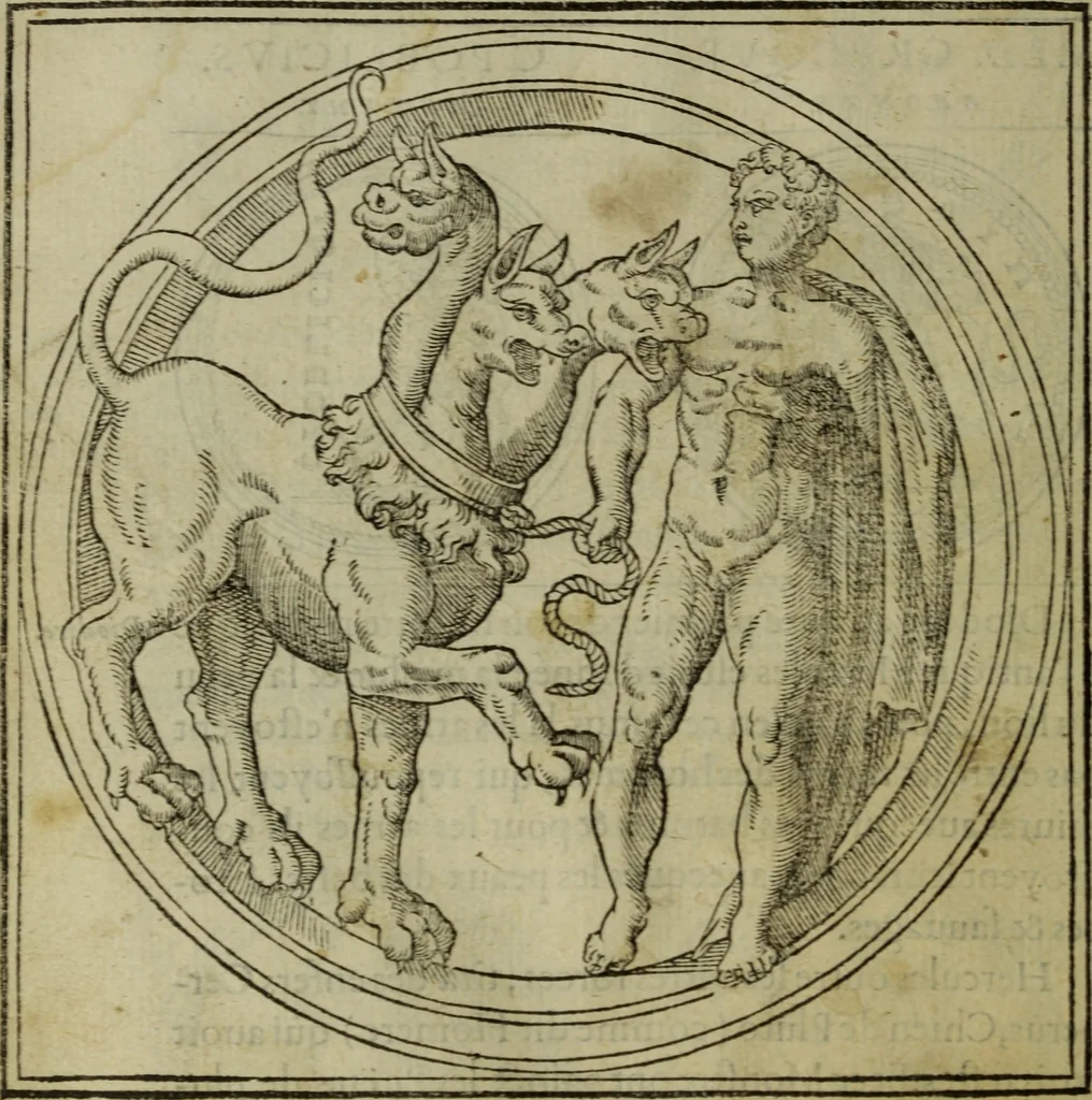 An illustration from Discours de la religion des anciens Romains : de la castrametation & discipline militaire d'iceux. Des bains & antiques exercitations grecques & romaines ..., 1581, leaf 191