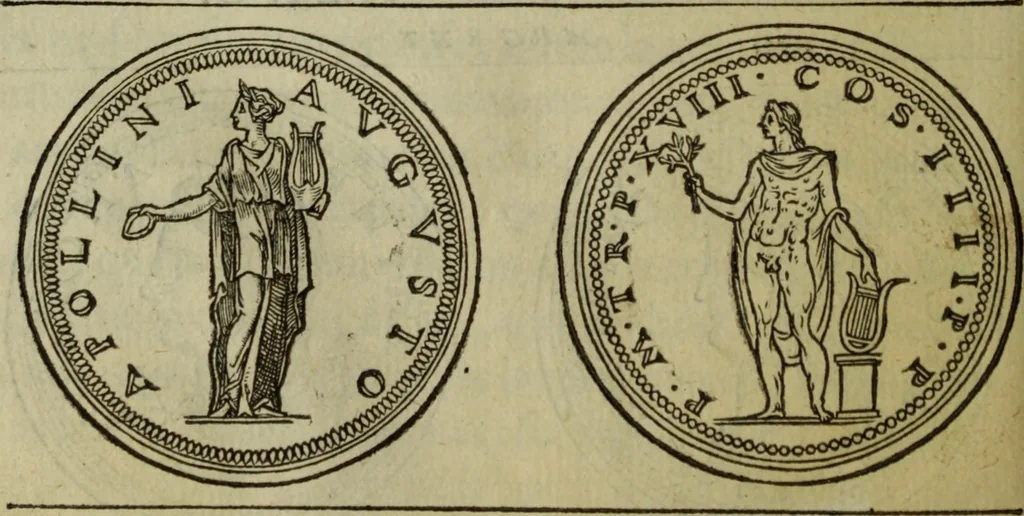 An illustration from Discours de la religion des anciens Romains : de la castrametation & discipline militaire d'iceux. Des bains & antiques exercitations grecques & romaines ..., 1581, leaf 201