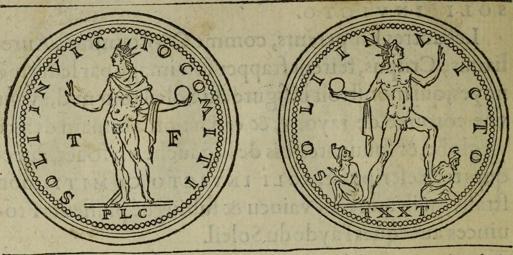 An illustration from Discours de la religion des anciens Romains : de la castrametation & discipline militaire d'iceux. Des bains & antiques exercitations grecques & romaines ..., 1581, leaf 205