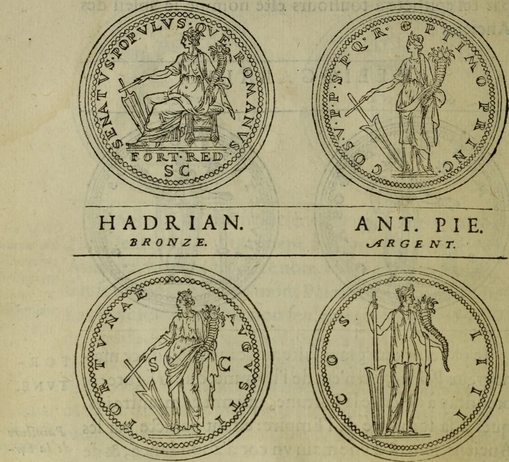 An illustration from Discours de la religion des anciens Romains : de la castrametation & discipline militaire d'iceux. Des bains & antiques exercitations grecques & romaines ..., 1581, leaf 215