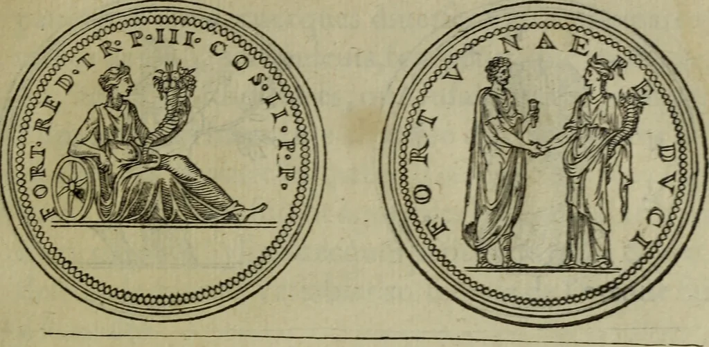 An illustration from Discours de la religion des anciens Romains : de la castrametation & discipline militaire d'iceux. Des bains & antiques exercitations grecques & romaines ..., 1581, leaf 216