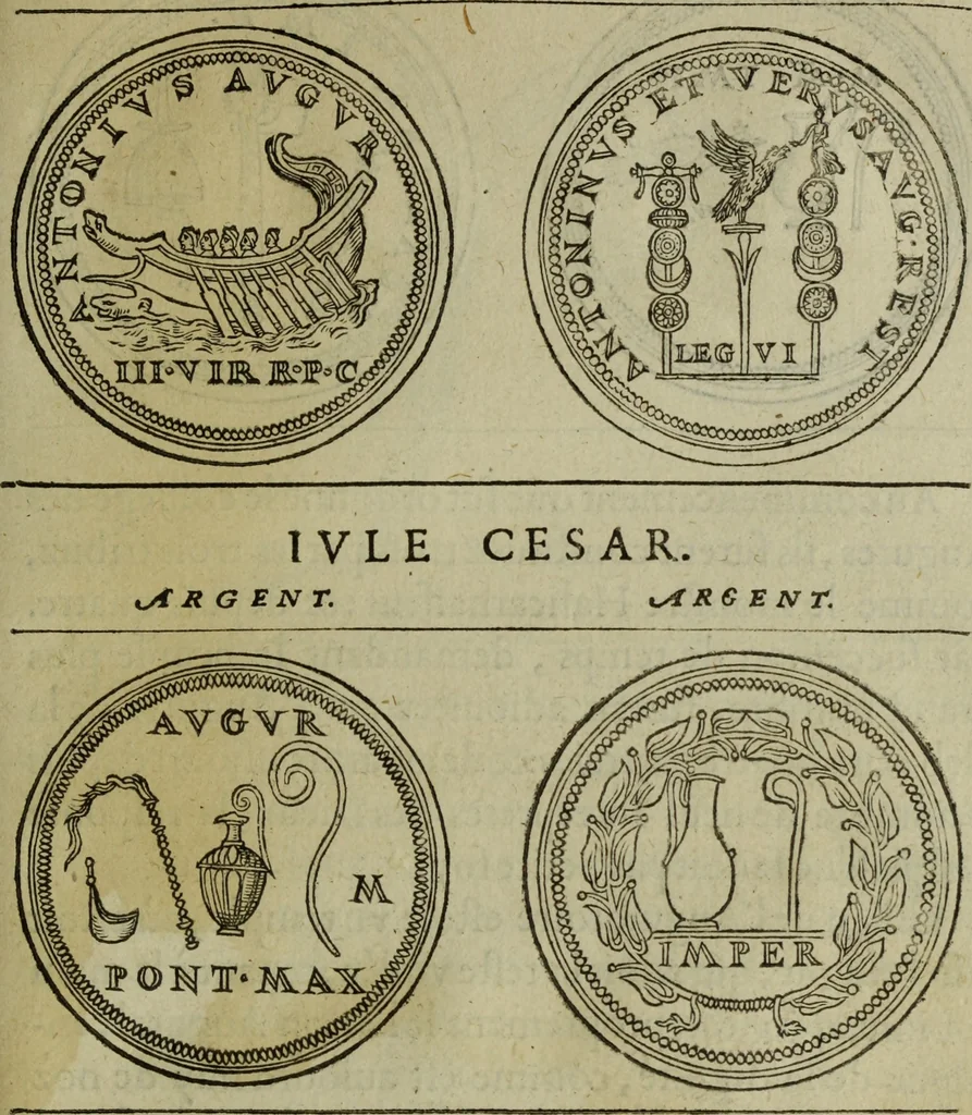 An illustration from Discours de la religion des anciens Romains : de la castrametation & discipline militaire d'iceux. Des bains & antiques exercitations grecques & romaines ..., 1581, leaf 246