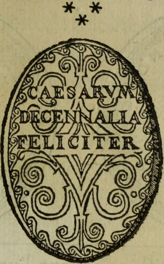 An illustration from Discours de la religion des anciens Romains : de la castrametation & discipline militaire d'iceux. Des bains & antiques exercitations grecques & romaines ..., 1581, leaf 276