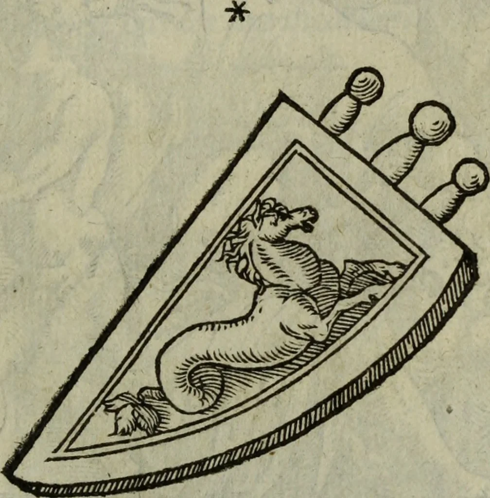 An illustration from Discours de la religion des anciens Romains : de la castrametation & discipline militaire d'iceux. Des bains & antiques exercitations grecques & romaines ..., 1581, leaf 320