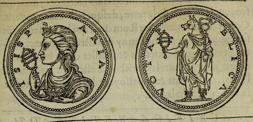 An illustration from Discours de la religion des anciens Romains : de la castrametation & discipline militaire d'iceux. Des bains & antiques exercitations grecques & romaines ..., 1581, leaf 330
