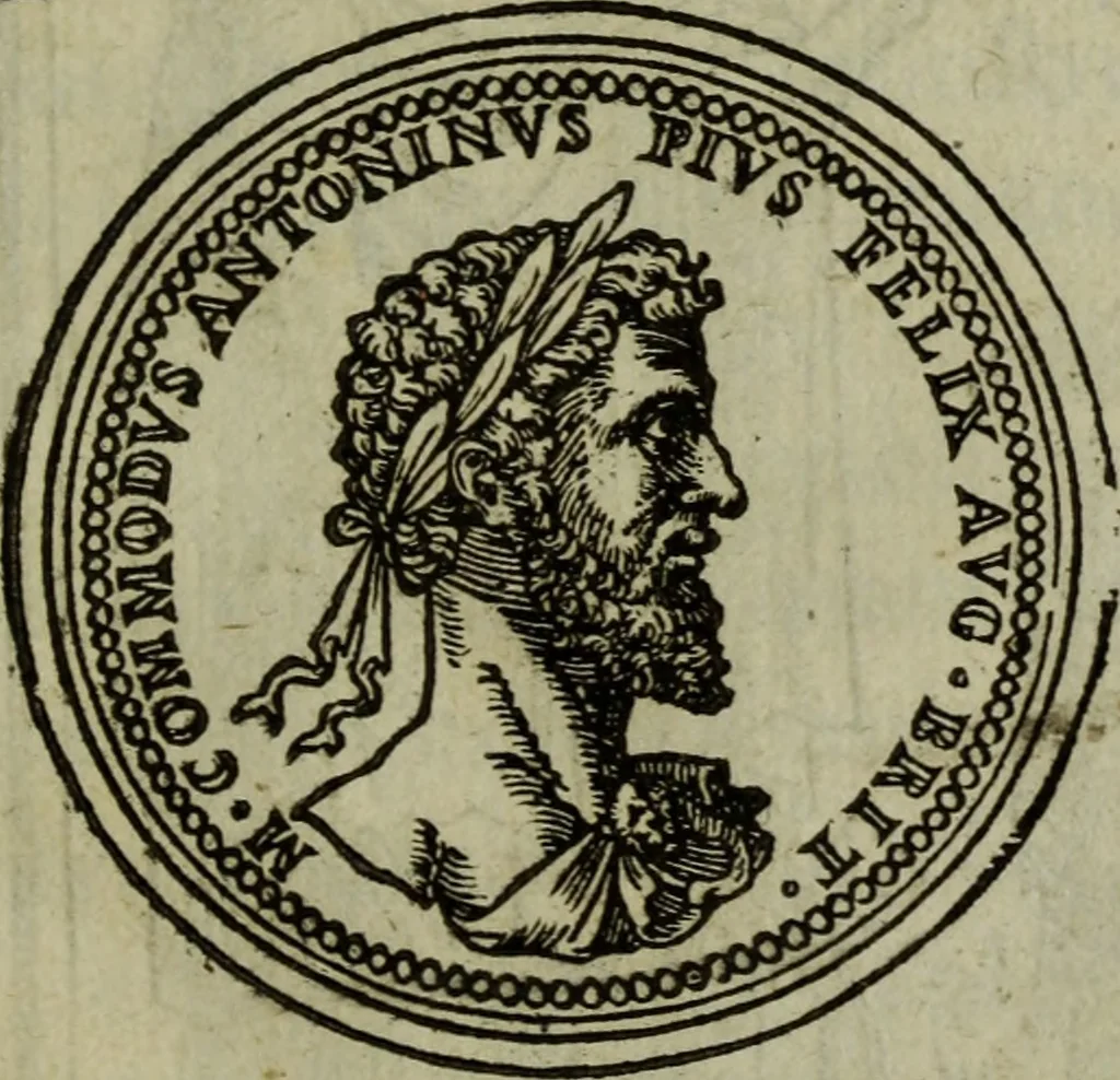 An illustration from Discours de la religion des anciens Romains : de la castrametation & discipline militaire d'iceux. Des bains & antiques exercitations grecques & romaines ..., 1581, leaf 330