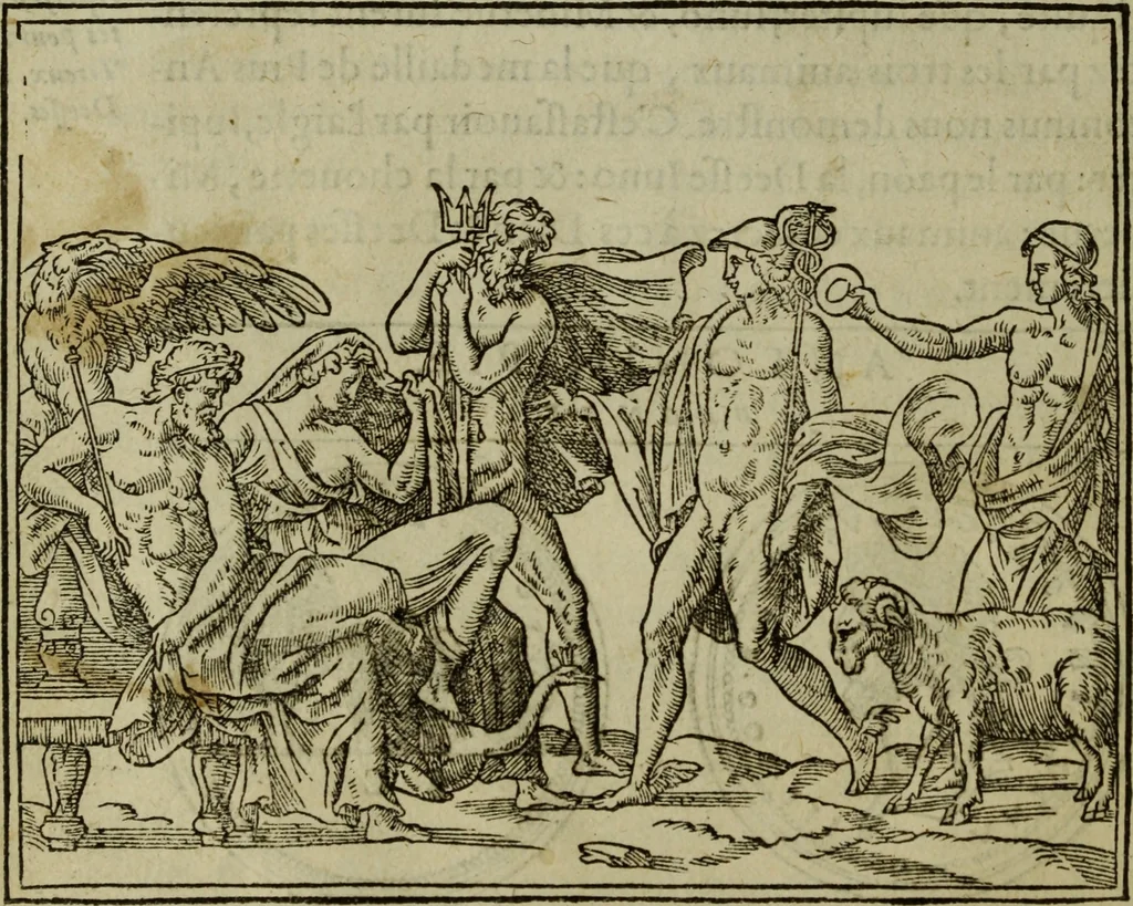 An illustration from Discours de la religion des anciens Romains : de la castrametation & discipline militaire d'iceux. Des bains & antiques exercitations grecques & romaines ..., 1581, leaf 47