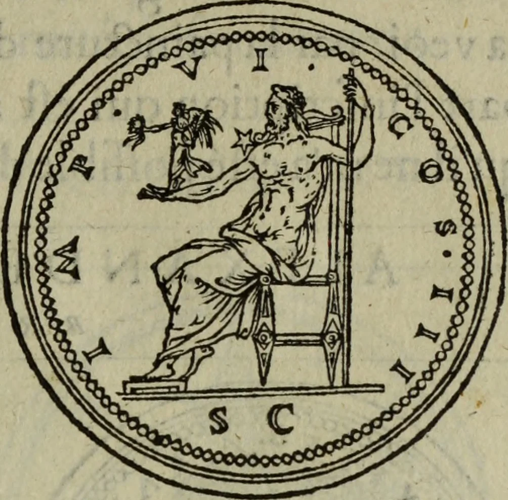 An illustration from Discours de la religion des anciens Romains : de la castrametation & discipline militaire d'iceux. Des bains & antiques exercitations grecques & romaines ..., 1581, leaf 56