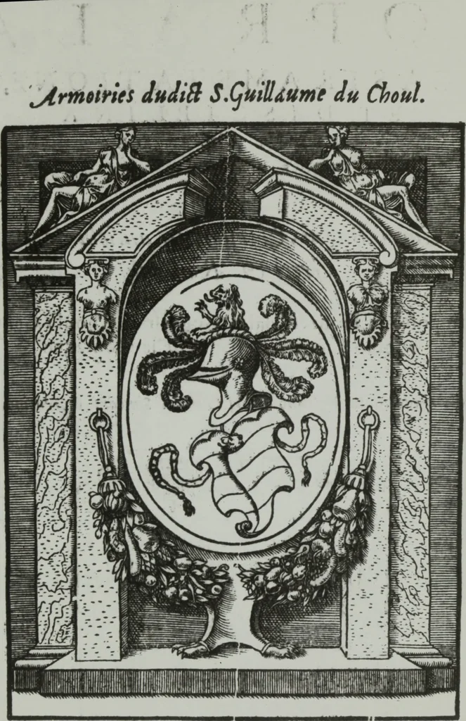 An illustration from Discours de la religion des anciens Romains : de la castrametation & discipline militaire d'iceux. Des bains & antiques exercitations grecques & romaines ..., 1581, leaf 570
