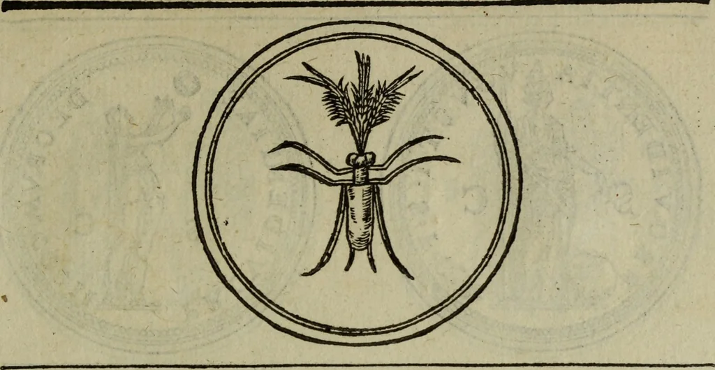 An illustration from Discours de la religion des anciens Romains : de la castrametation & discipline militaire d'iceux. Des bains & antiques exercitations grecques & romaines ..., 1581, leaf 70