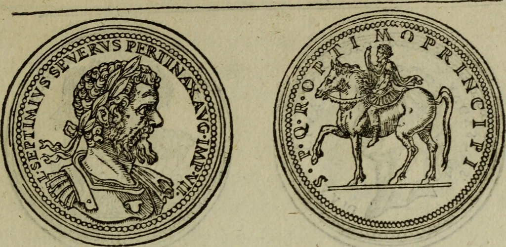 An illustration from Discours de la religion des anciens Romains : de la castrametation & discipline militaire d'iceux. Des bains & antiques exercitations grecques & romaines ..., 1581, leaf 74