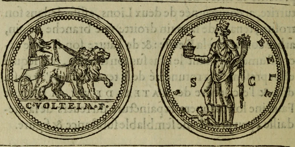 An illustration from Discours de la religion des anciens Romains : de la castrametation & discipline militaire d'iceux. Des bains & antiques exercitations grecques & romaines ..., 1581, leaf 99