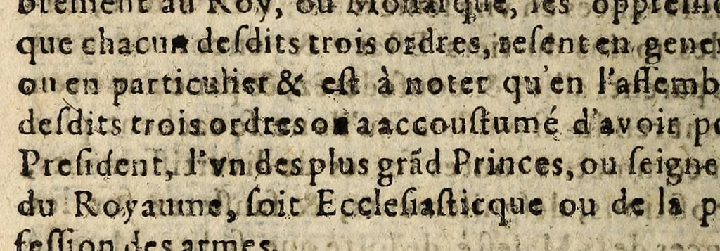 An illustration from Discours d'un genti-homme françois à la noblesse de France : sur l'ouverture de l'assemblee des Estats generaux dans la ville de Paris en ceste annee 1614 /, 1614, leaf 12