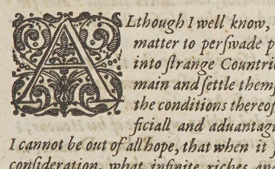 An illustration from A discourse and discouery of New-found-land, with many reasons to prooue how worthy and beneficiall a plantation may there be made, after a far better manner than now it is. : Together with the laying open of certaine enormities and abuses committed by some that trade to that countrey, and the meanes laid downe for reformation thereof., 1622, leaf 9