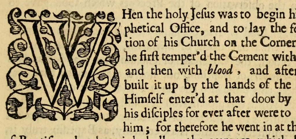 An illustration from A discourse of baptisme, its institution and efficacy upon all believers : together with a consideration of the practice of the Church in baptizing infants of beleeving parents; and the practice justified, 1652, leaf 9