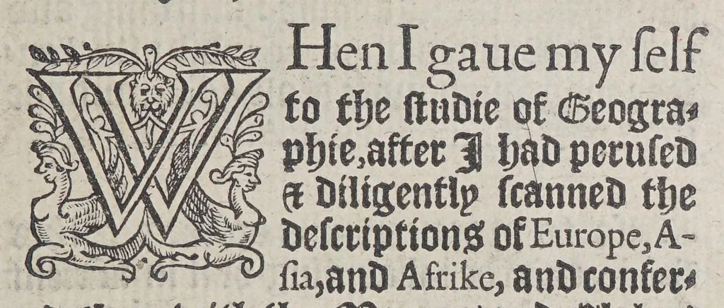 An illustration from A discourse of a discouerie for a new passage to Cataia., 1576, leaf 39