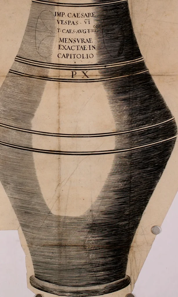 An illustration from A discourse of the Roman foot, and Denarius: from whence, as from two principles, the measures, and weights, used by the ancients, may be deduced, 1647, leaf 103