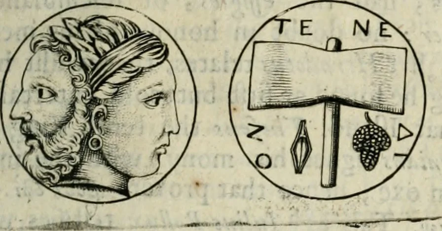 An illustration from A discourse of the Roman foot, and Denarius: from whence, as from two principles, the measures, and weights, used by the ancients, may be deduced, 1647, leaf 76