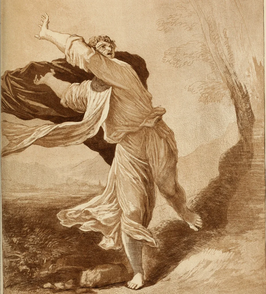 An illustration from The discourses of Sir Joshua Reynolds, 1842, leaf 216