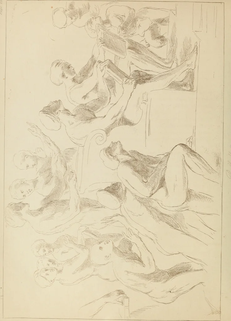 An illustration from The discourses of Sir Joshua Reynolds, 1842, leaf 27