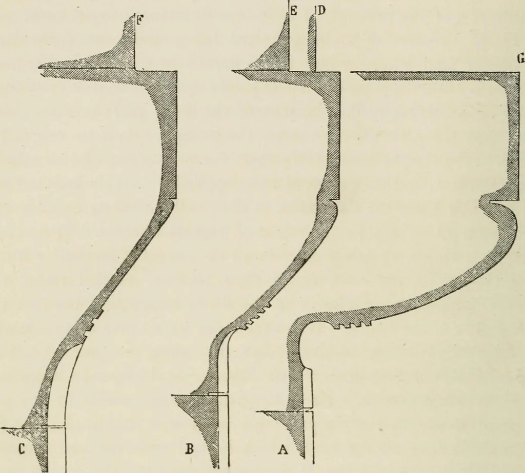 An illustration from Discourses on architecture, 1875, leaf 109