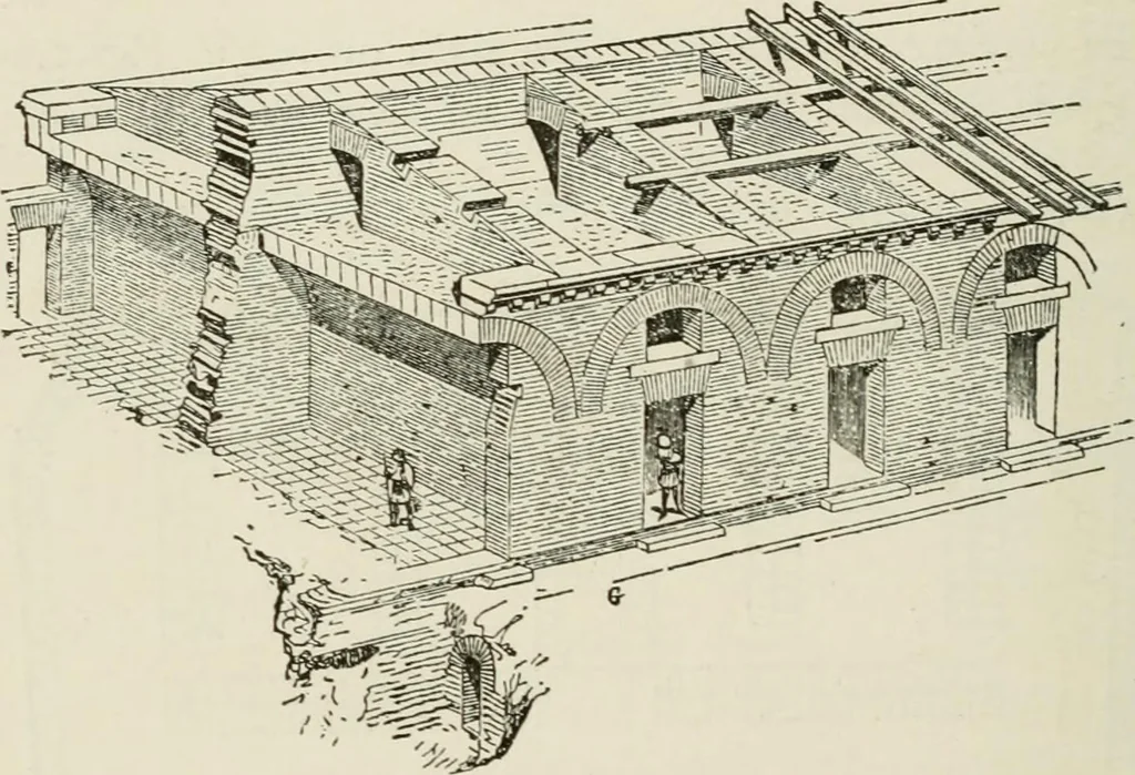 An illustration from Discourses on architecture, 1875, leaf 149