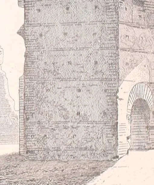 An illustration from Discourses on architecture, 1875, leaf 161