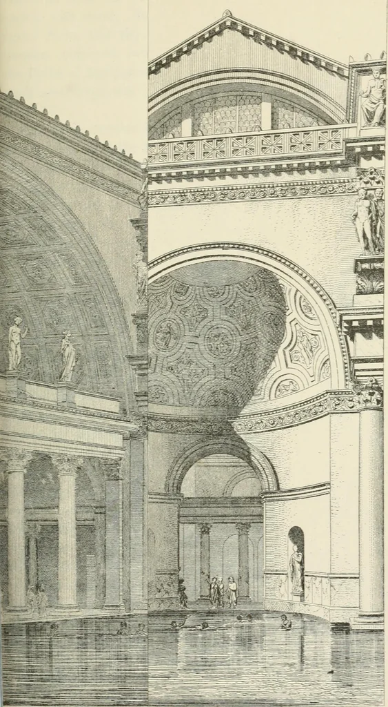 An illustration from Discourses on architecture, 1875, leaf 162