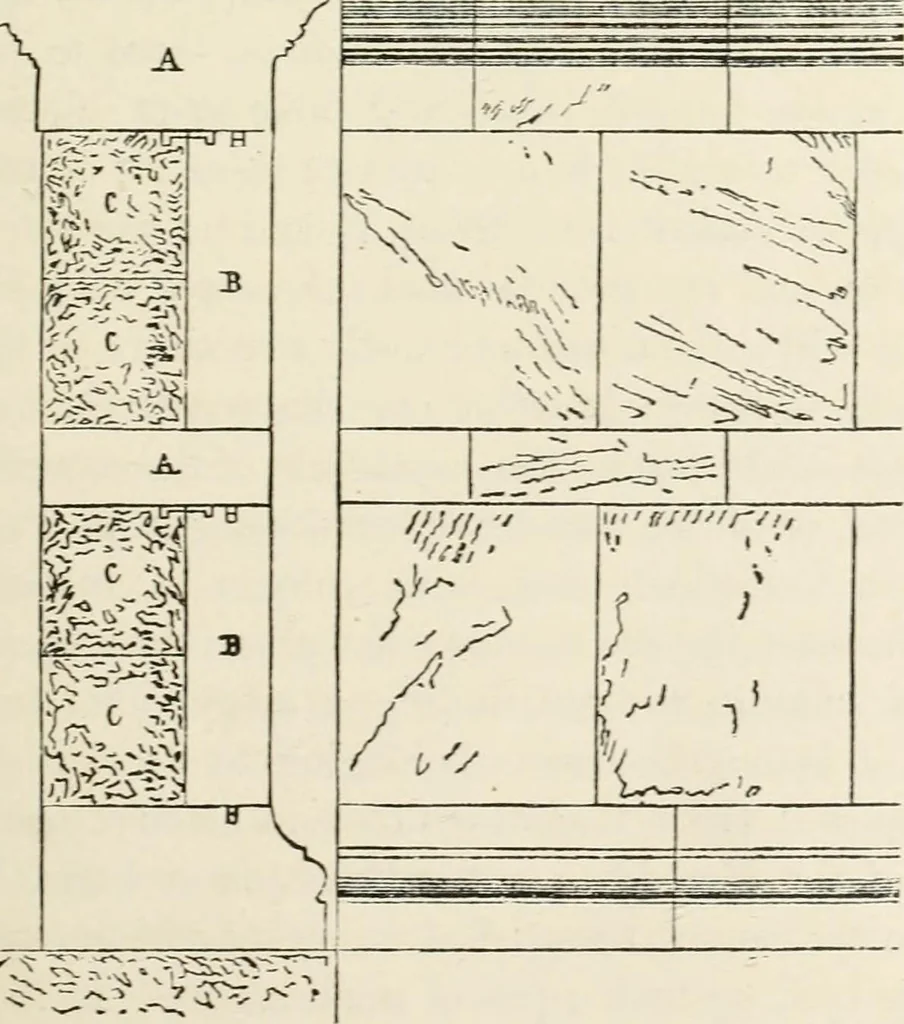 An illustration from Discourses on architecture, 1875, leaf 234