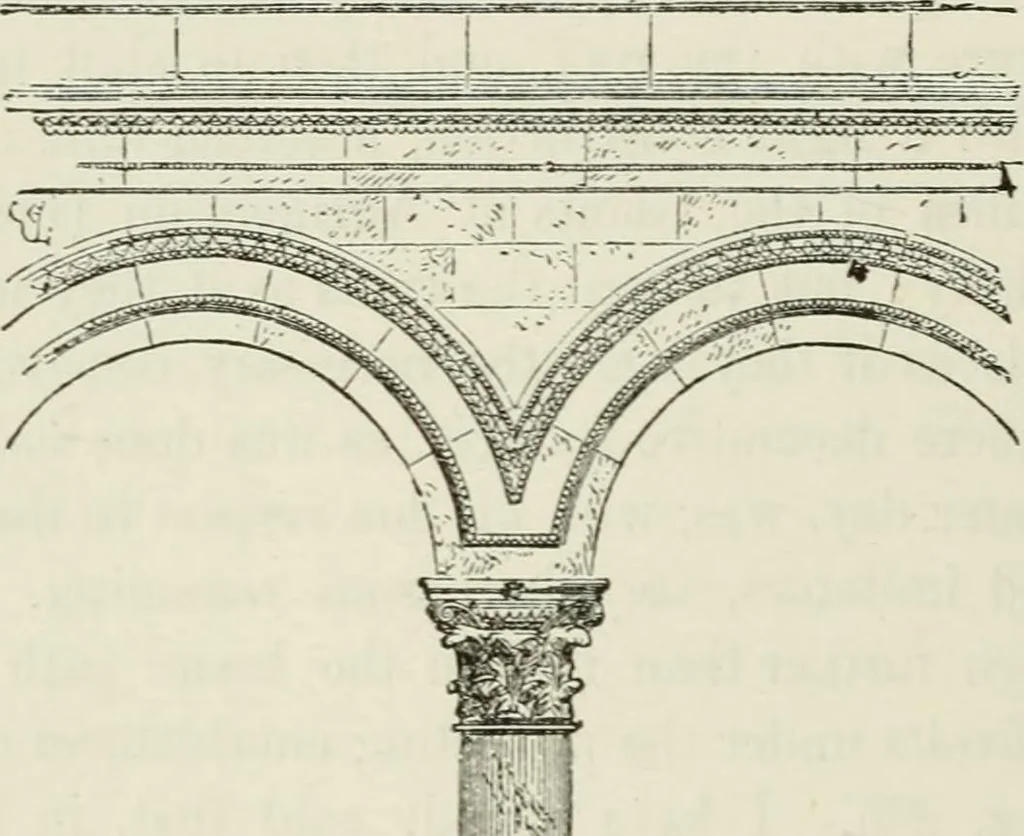 An illustration from Discourses on architecture, 1875, leaf 269