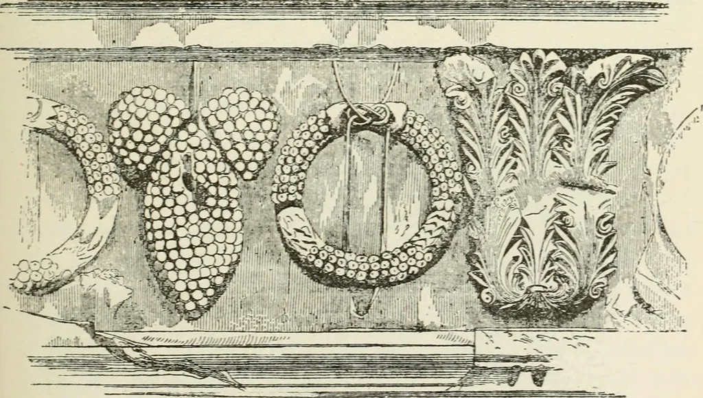 An illustration from Discourses on architecture, 1875, leaf 276