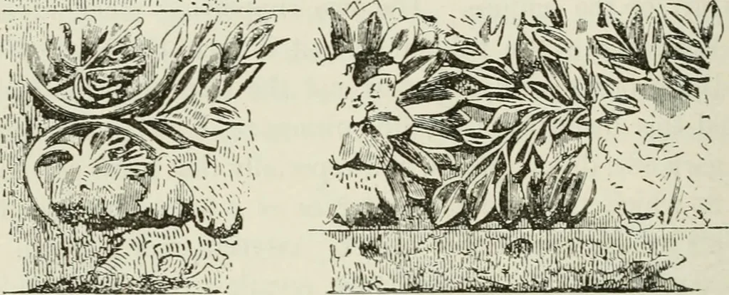 An illustration from Discourses on architecture, 1875, leaf 277