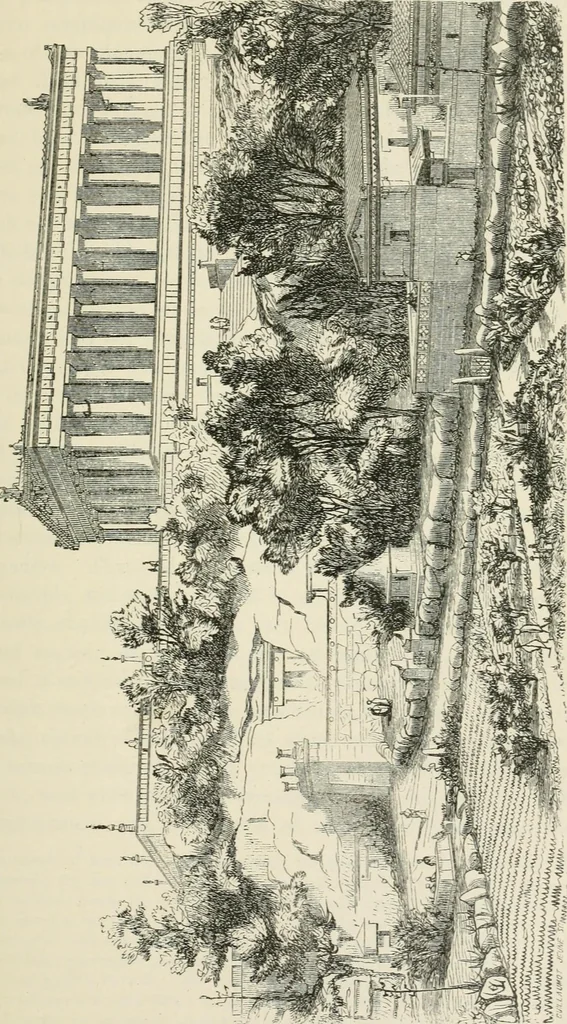 An illustration from Discourses on architecture, 1875, leaf 318