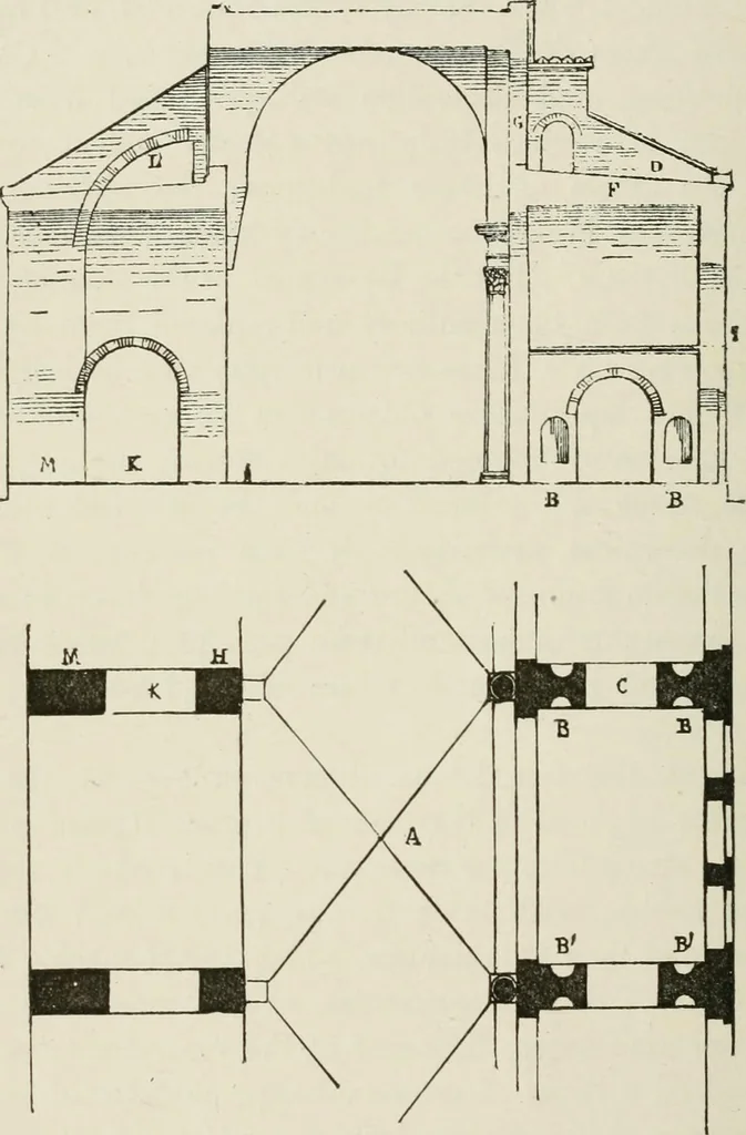 An illustration from Discourses on architecture, 1875, leaf 335