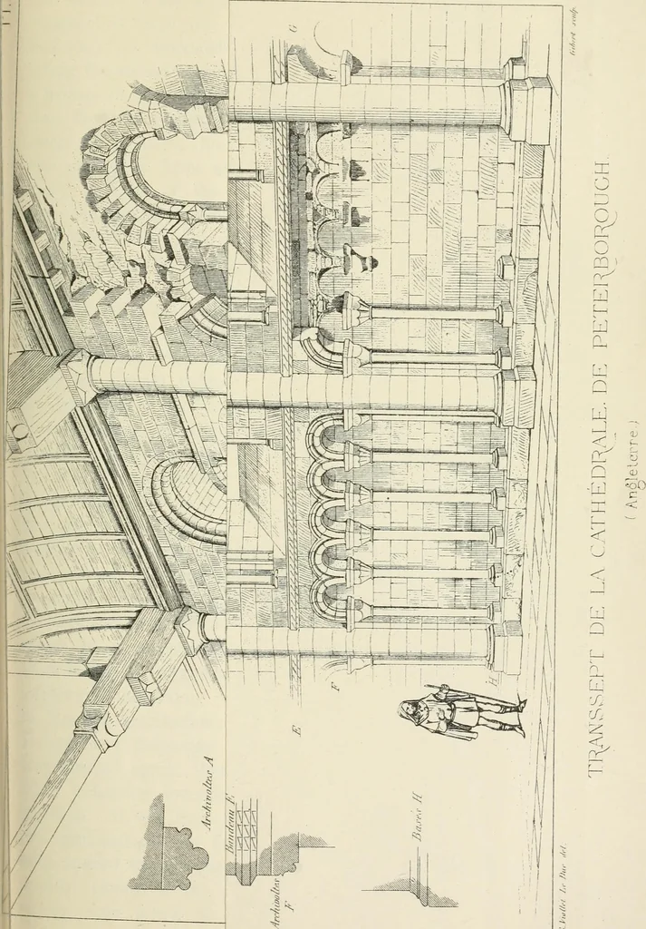 An illustration from Discourses on architecture, 1875, leaf 354