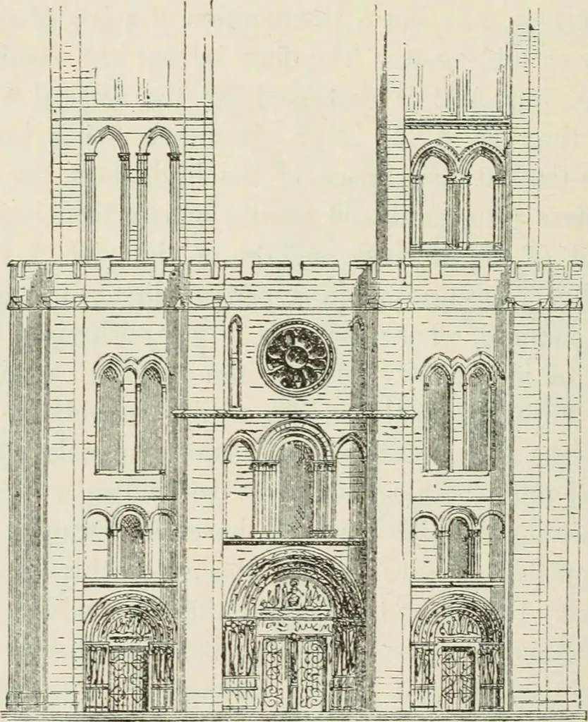 An illustration from Discourses on architecture, 1875, leaf 365