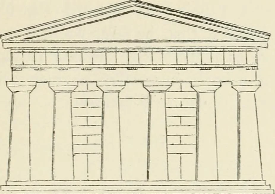 An illustration from Discourses on architecture, 1875, leaf 366