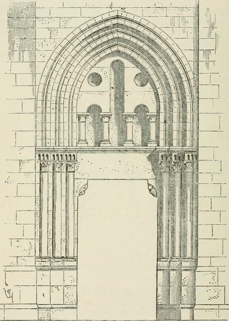 An illustration from Discourses on architecture, 1875, leaf 369