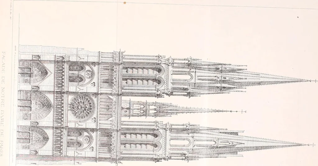 An illustration from Discourses on architecture, 1875, leaf 385