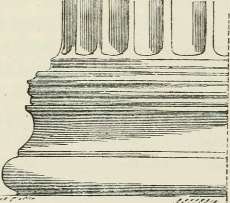 An illustration from Discourses on architecture, 1875, leaf 393