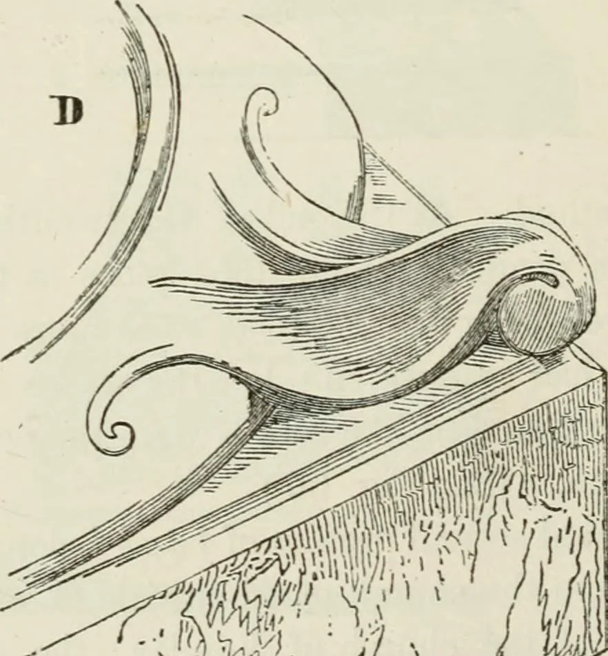 An illustration from Discourses on architecture, 1875, leaf 395