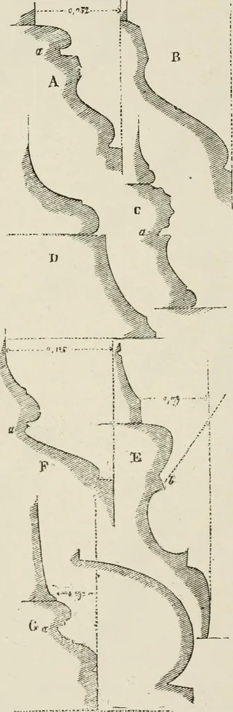 An illustration from Discourses on architecture, 1875, leaf 557