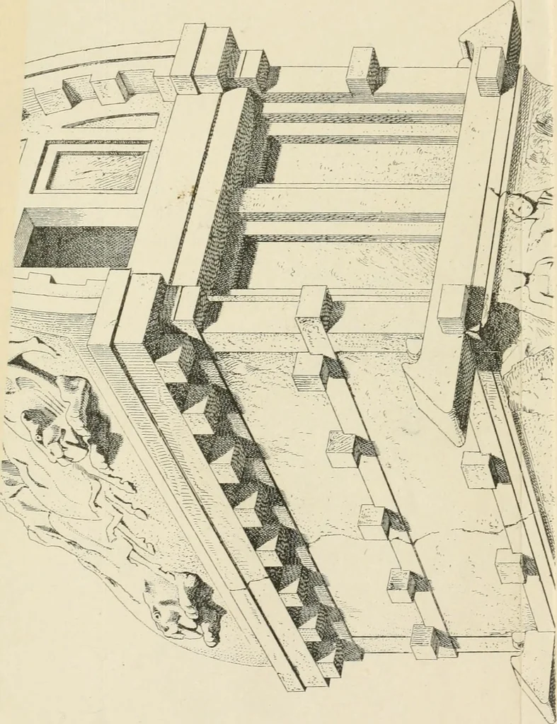 An illustration from Discourses on architecture, 1875, leaf 6