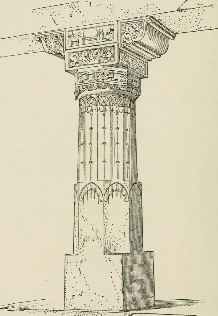 An illustration from Discourses on architecture, 1875, leaf 61