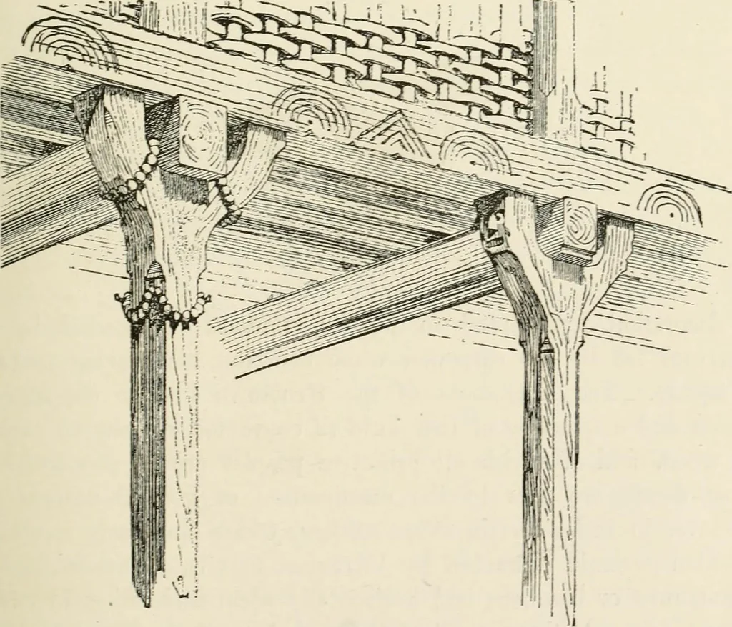 An illustration from Discourses on architecture, 1875, leaf 62