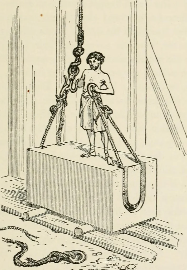 An illustration from Discourses on architecture, 1875, leaf 68