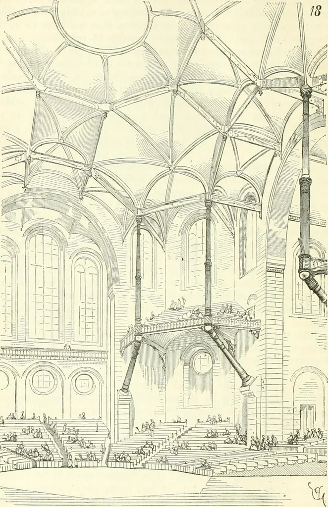 An illustration from Discourses on architecture, 1875, leaf 112
