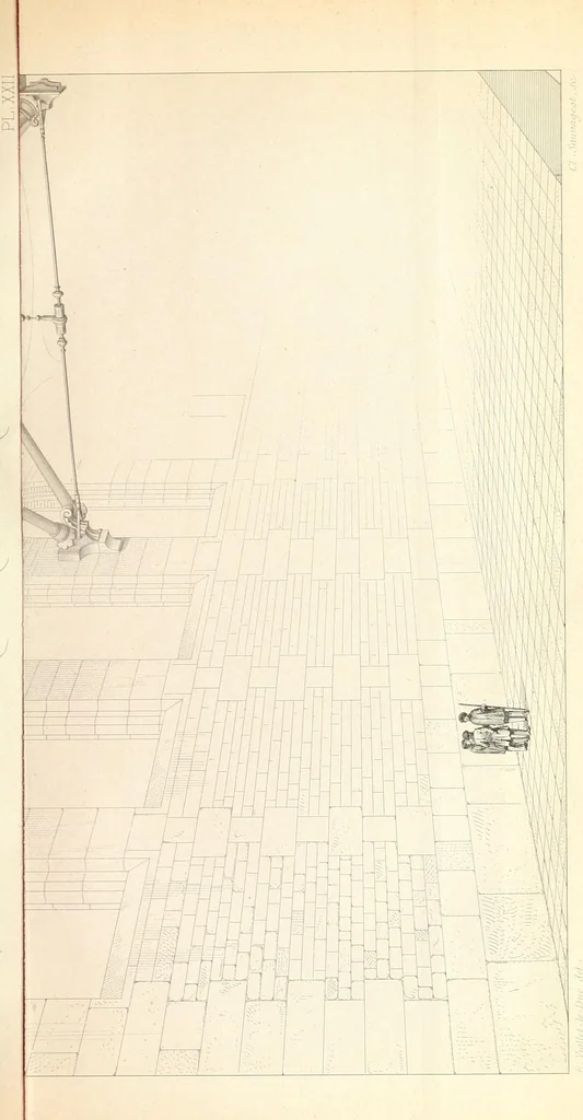 An illustration from Discourses on architecture, 1875, leaf 141