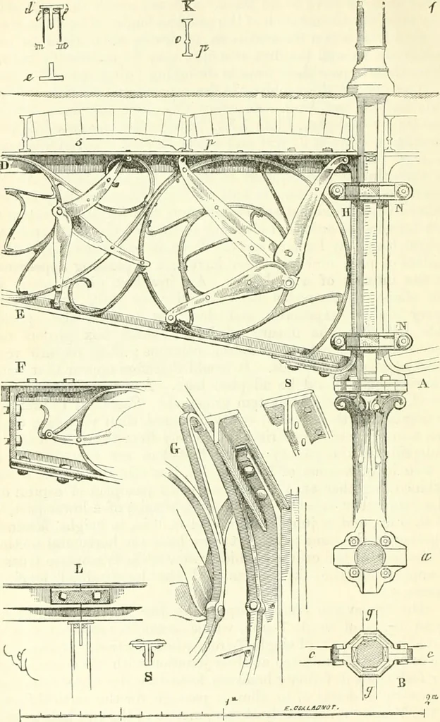 An illustration from Discourses on architecture, 1875, leaf 152