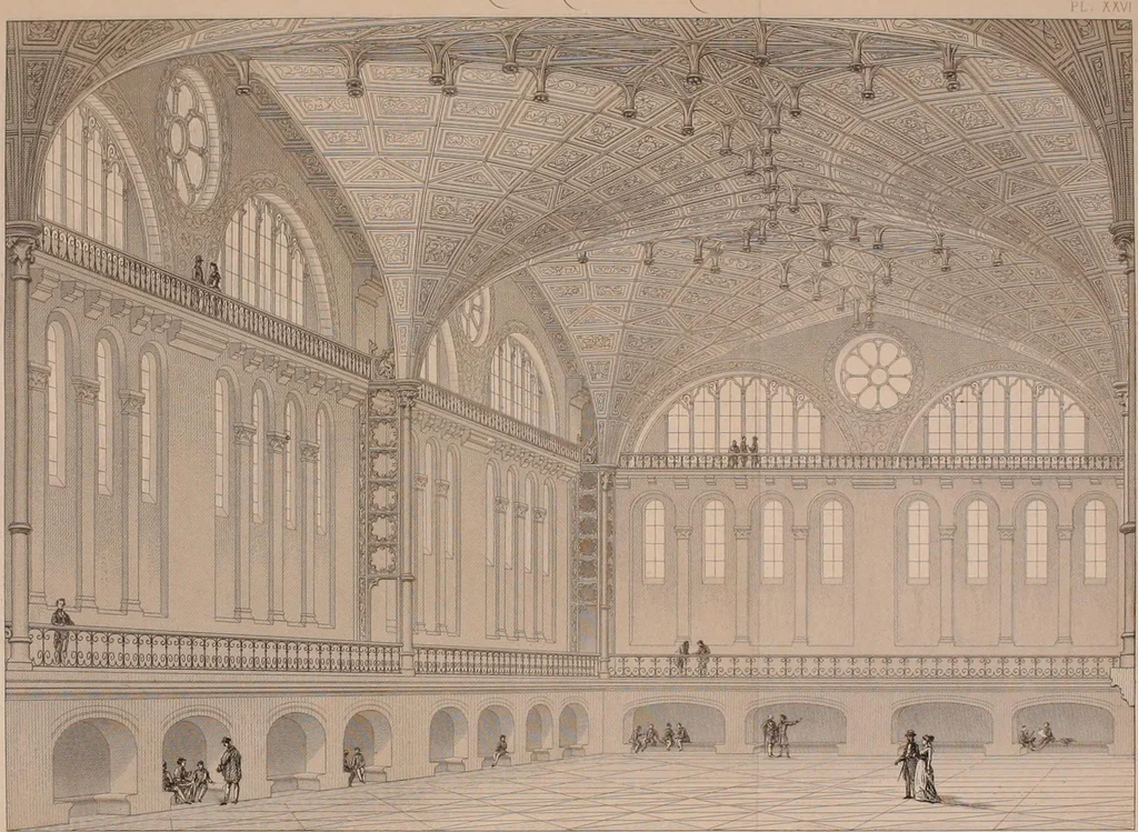 An illustration from Discourses on architecture, 1875, leaf 168